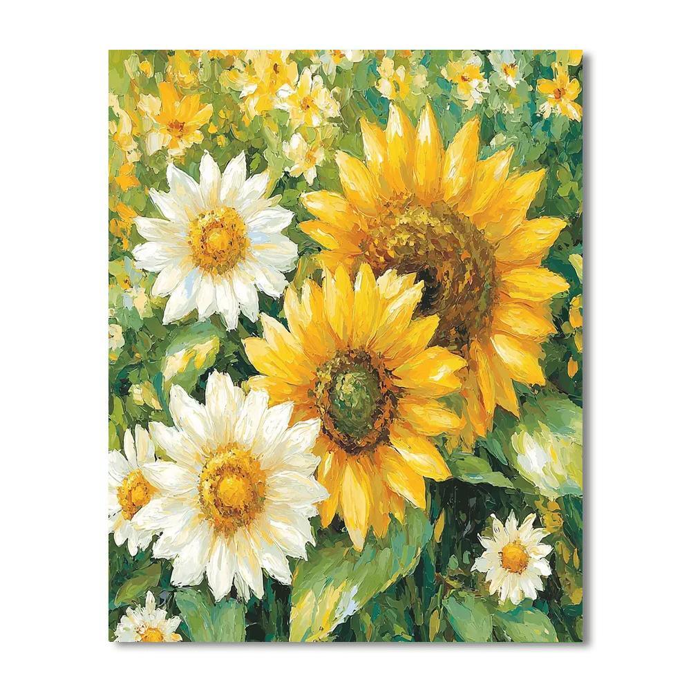 Pierre-Auguste Renoir Inspired Solar Blooms  Paint By Numbers Kits
