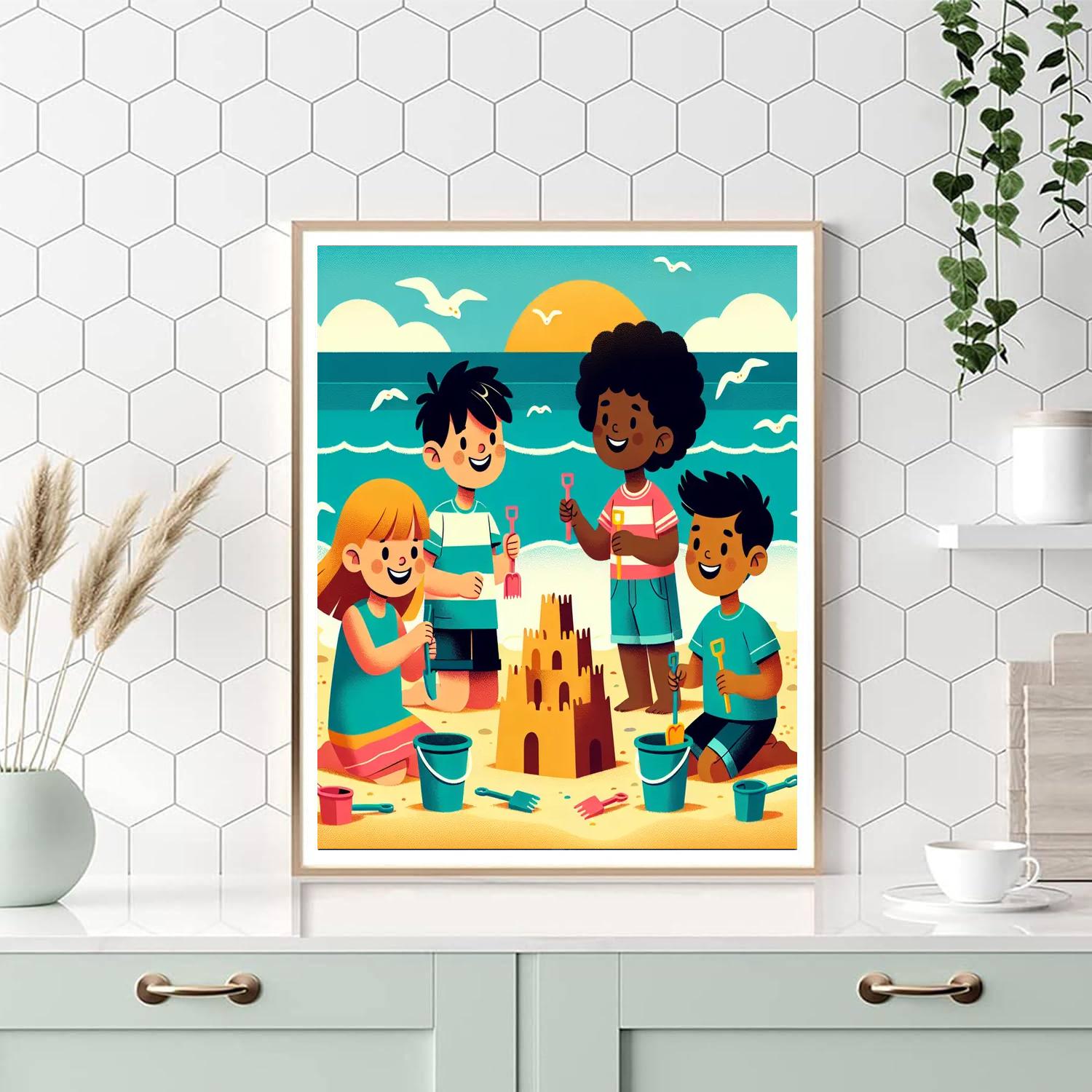 Beachside Paradise Numbered Painting Kits