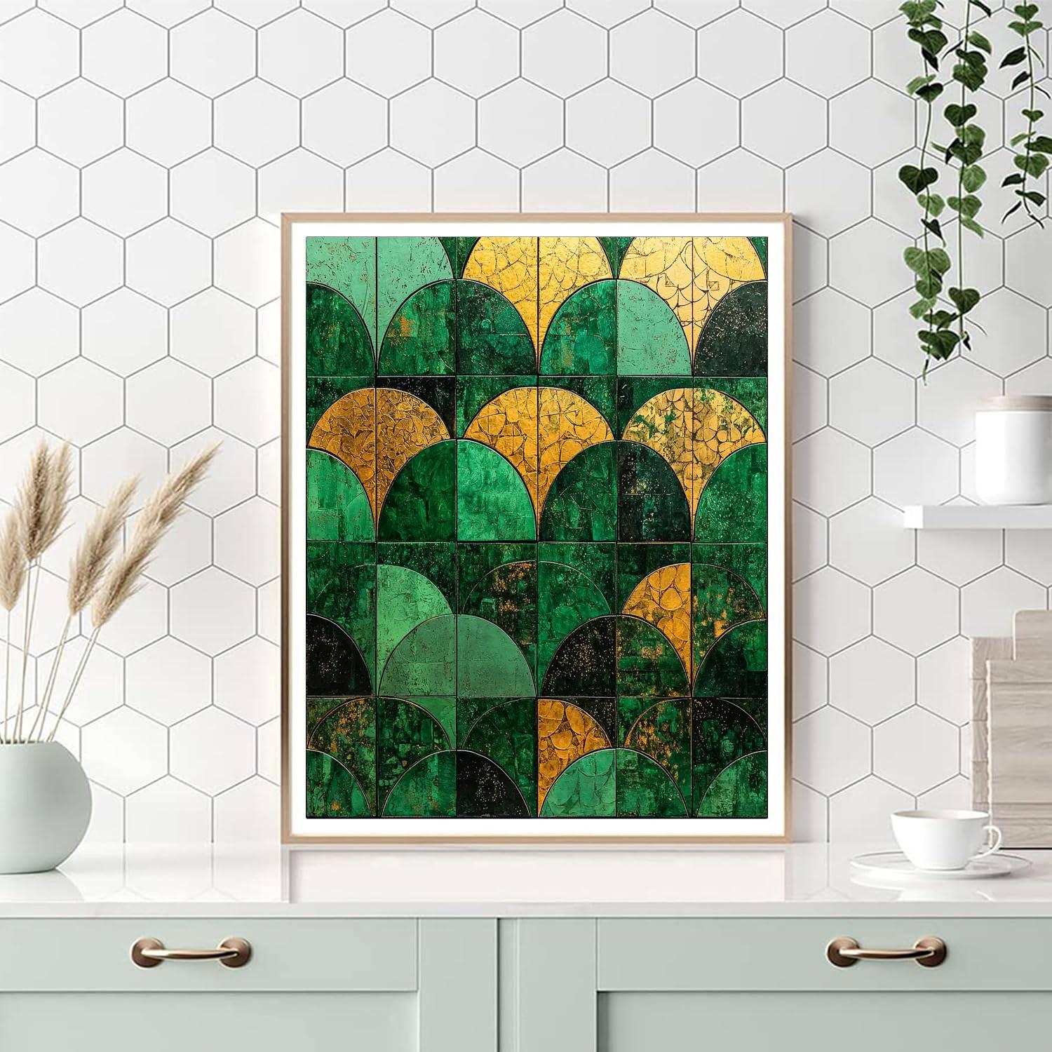 Gustav Klimt Inspired Symbolic Balance  Paint By Numbers Kits