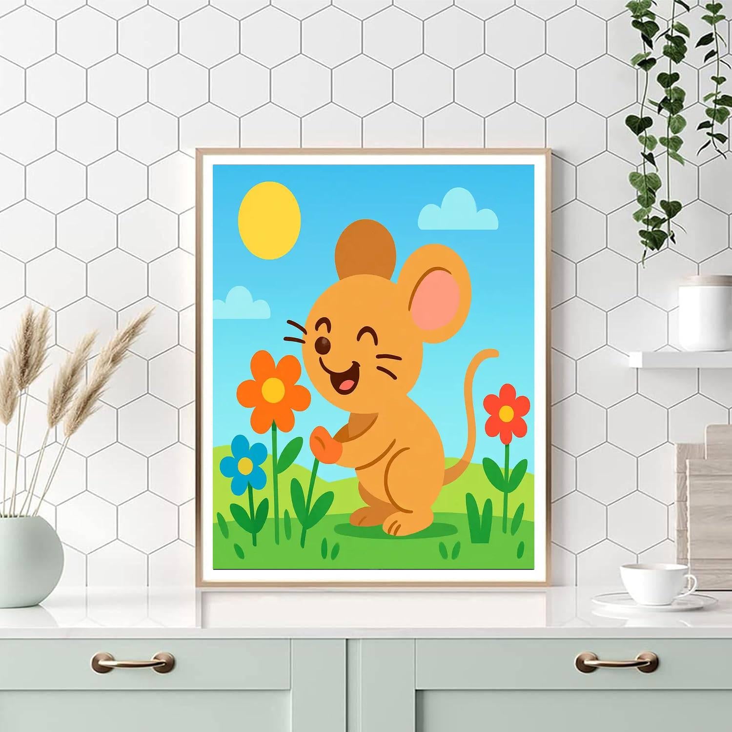 Curious Mouse Paint By Numbers Kits