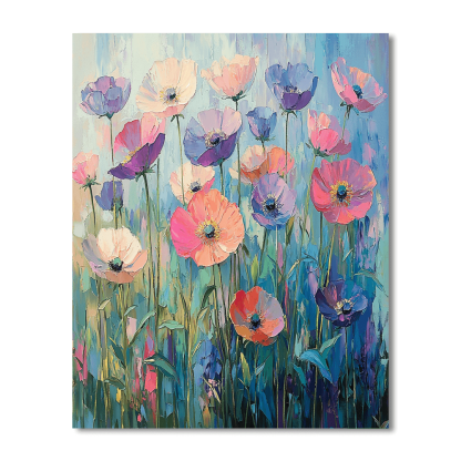 Claude Monet Inspired Dreamlike Petals  Painting By Numbers Kit