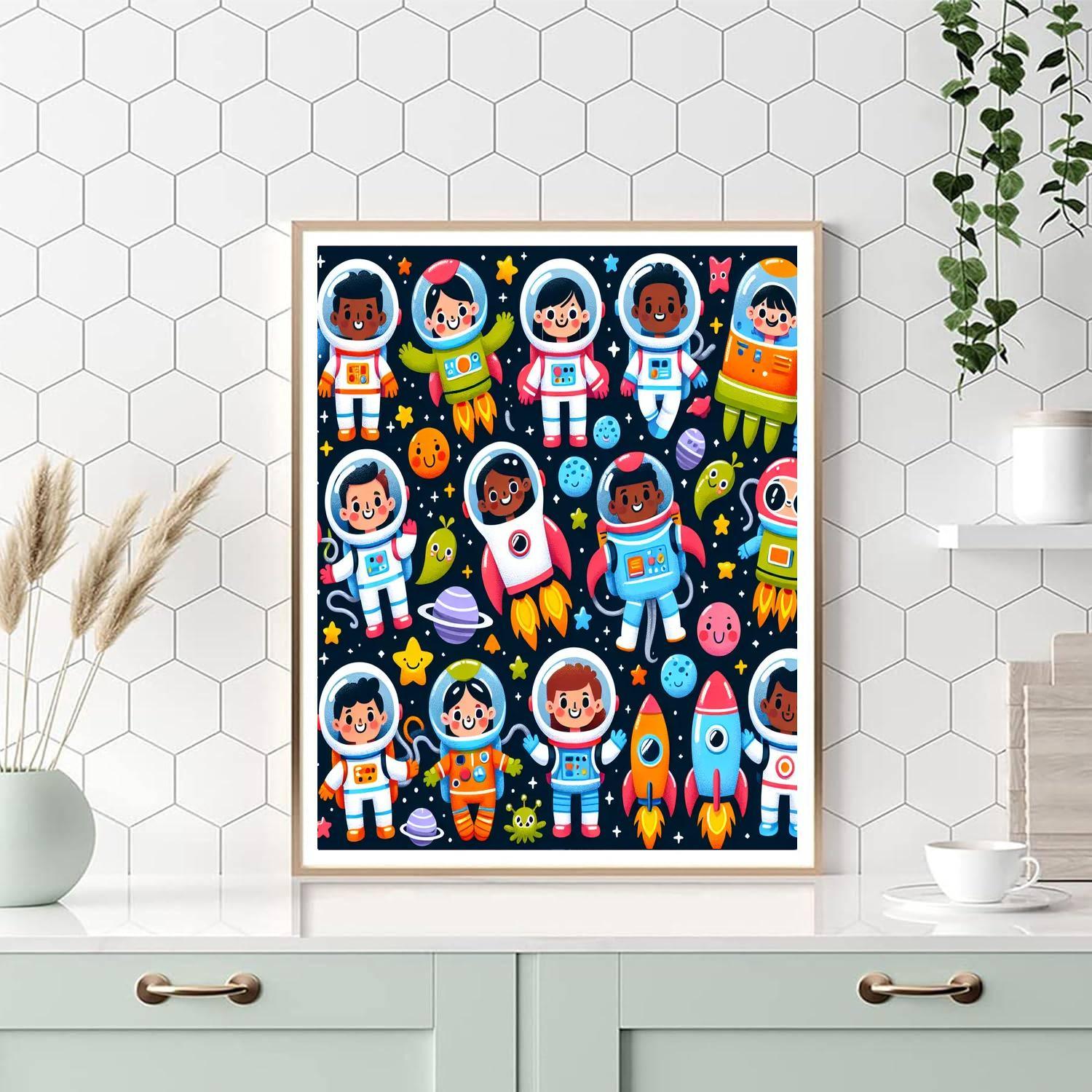 Space Exploration Squad Paint By Number