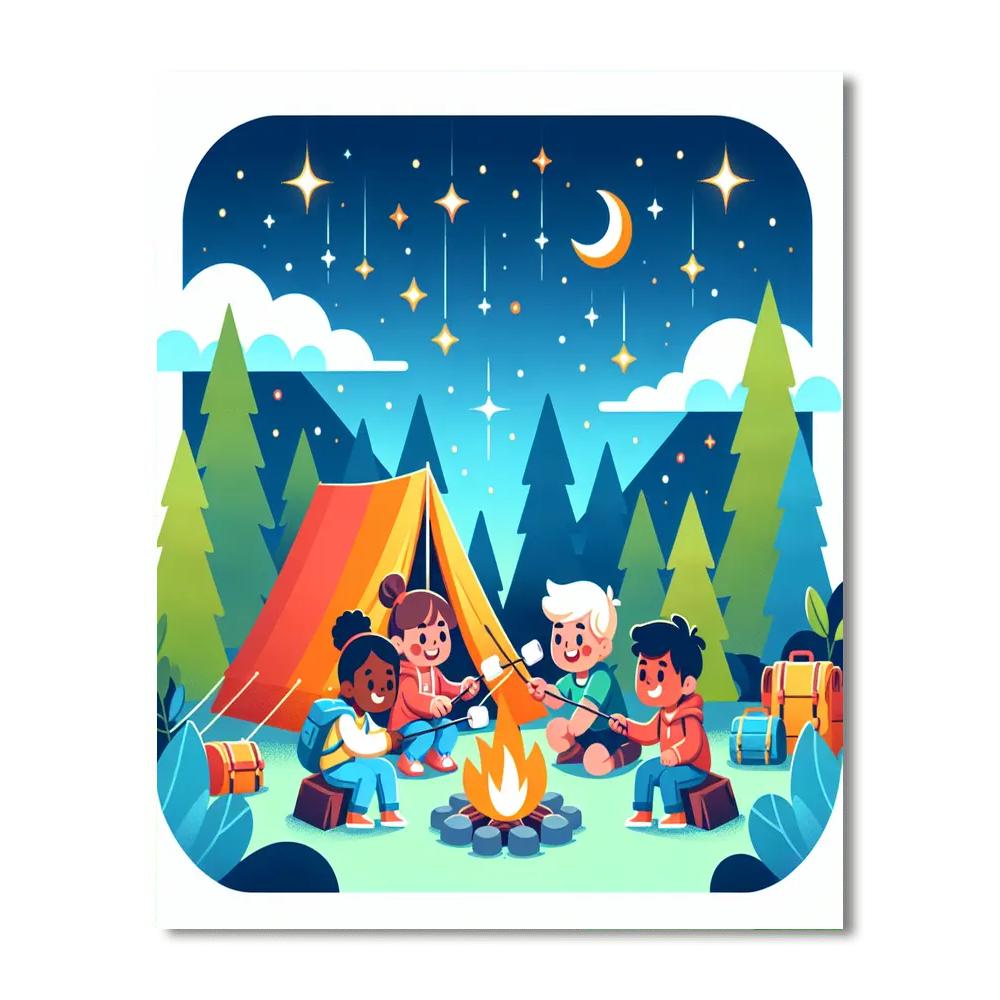 Campsite Adventures Paint By Number