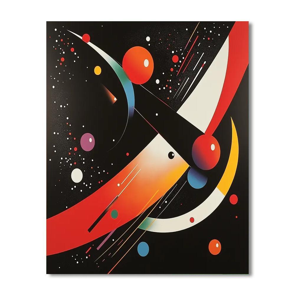 Kazimir Malevich Inspired Infinite Dimensions  Paint By Numbers