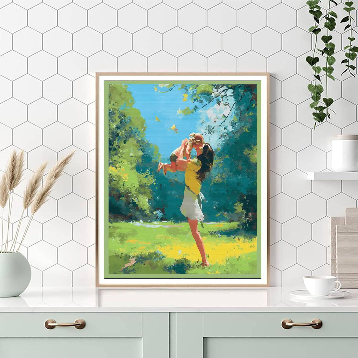 The Bond Of Love Paint By Color