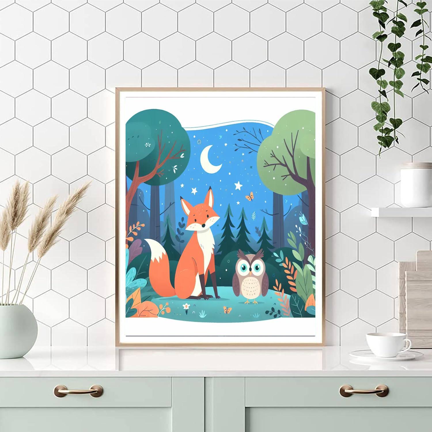 Wild Woods DIY Paint By Numbers