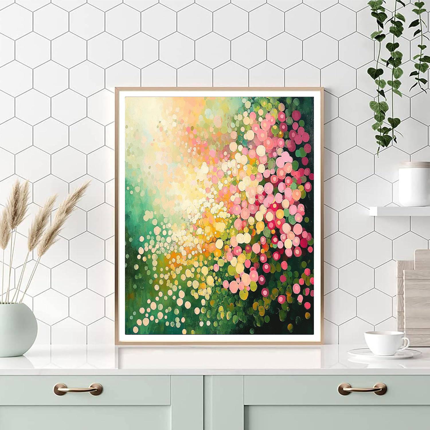 Georges Seurat Inspired Infinite Bloom  Paint By Number