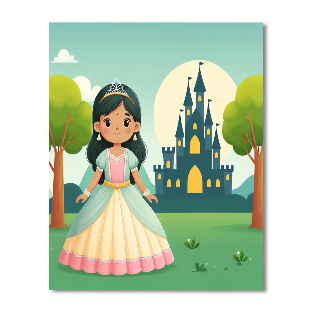 Fairytale Princess Realm Paint By Numbers