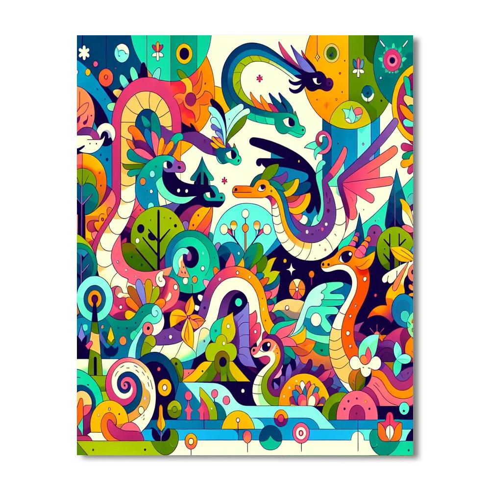 Mystic Legends Number Painting