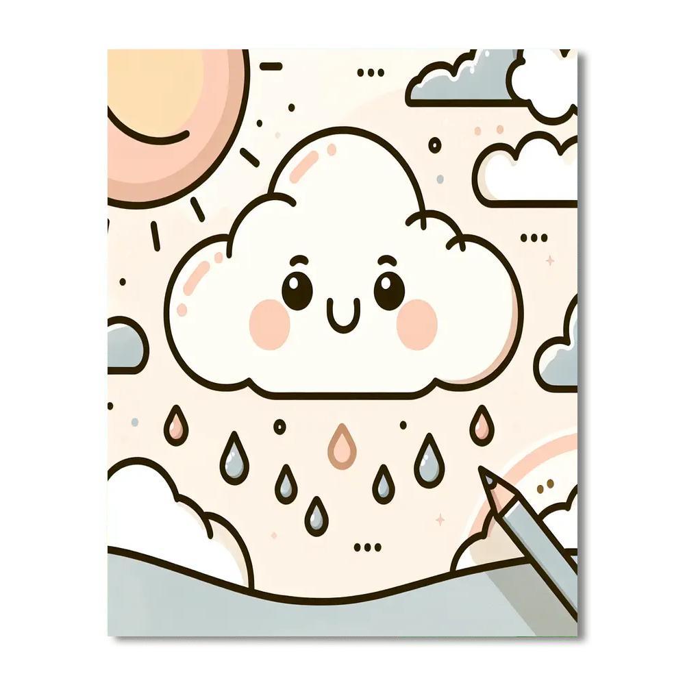 Caring Cloud Paint By Number