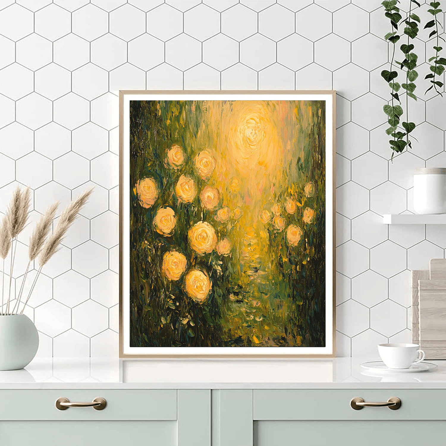Pierre-Auguste Renoir Inspired Golden Hour Blooms  Paint By Numbers Kits