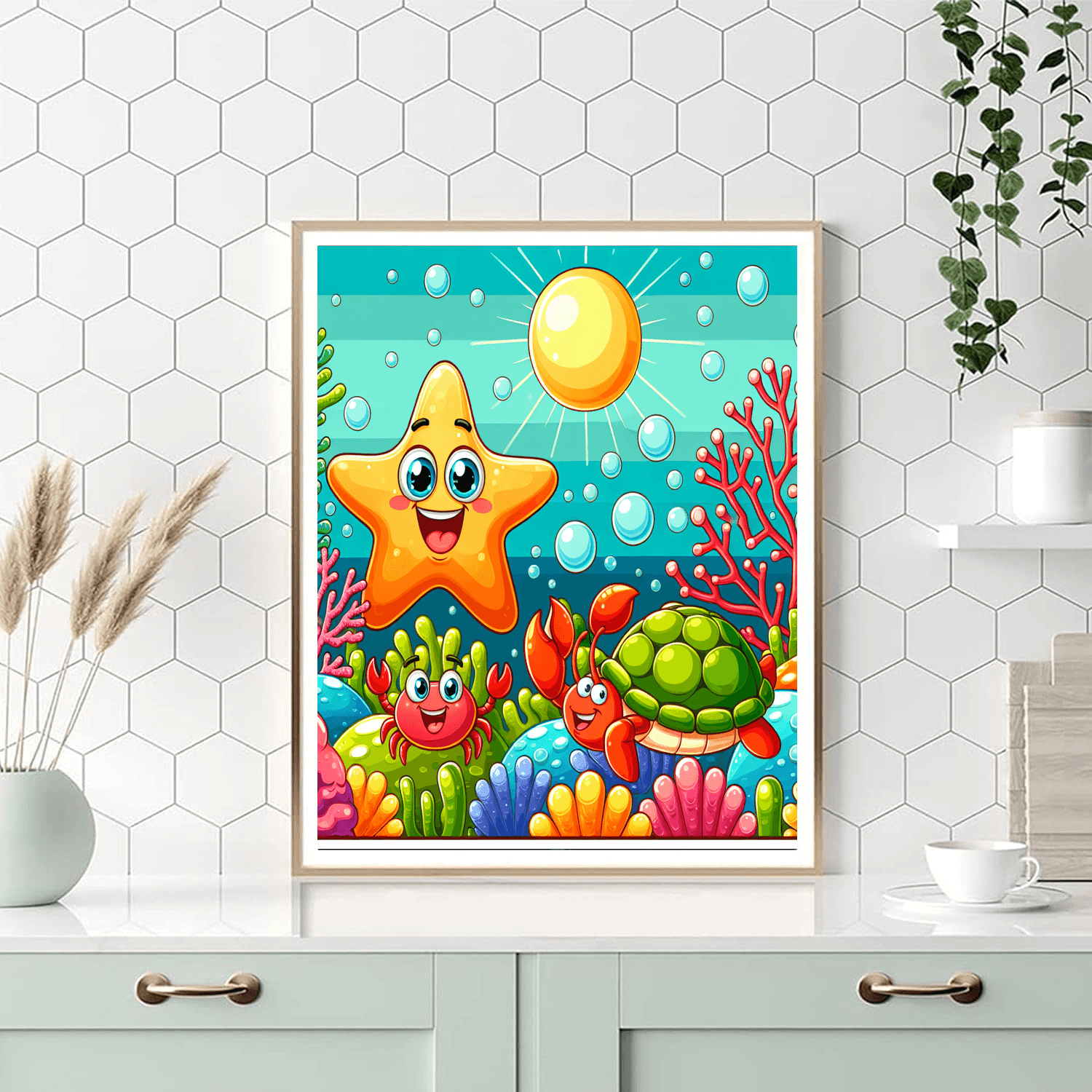 Silly Sea Creatures Paint By Number