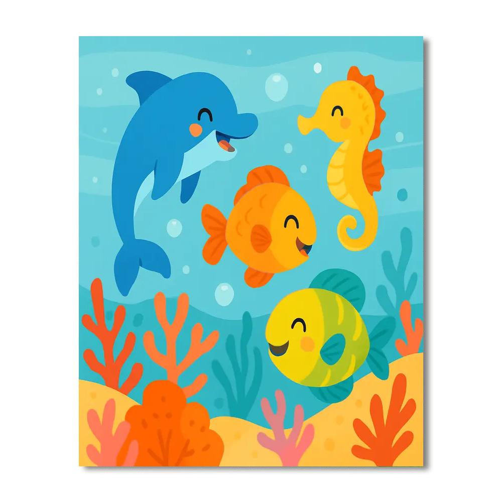 Wondrous Ocean Exploration DIY Paint By Numbers