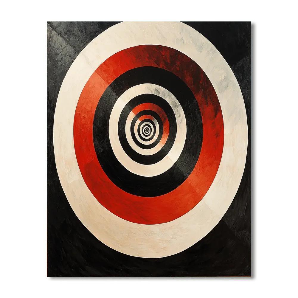 Kazimir Malevich Inspired Vortex Of Geometry  Paint By Numbers