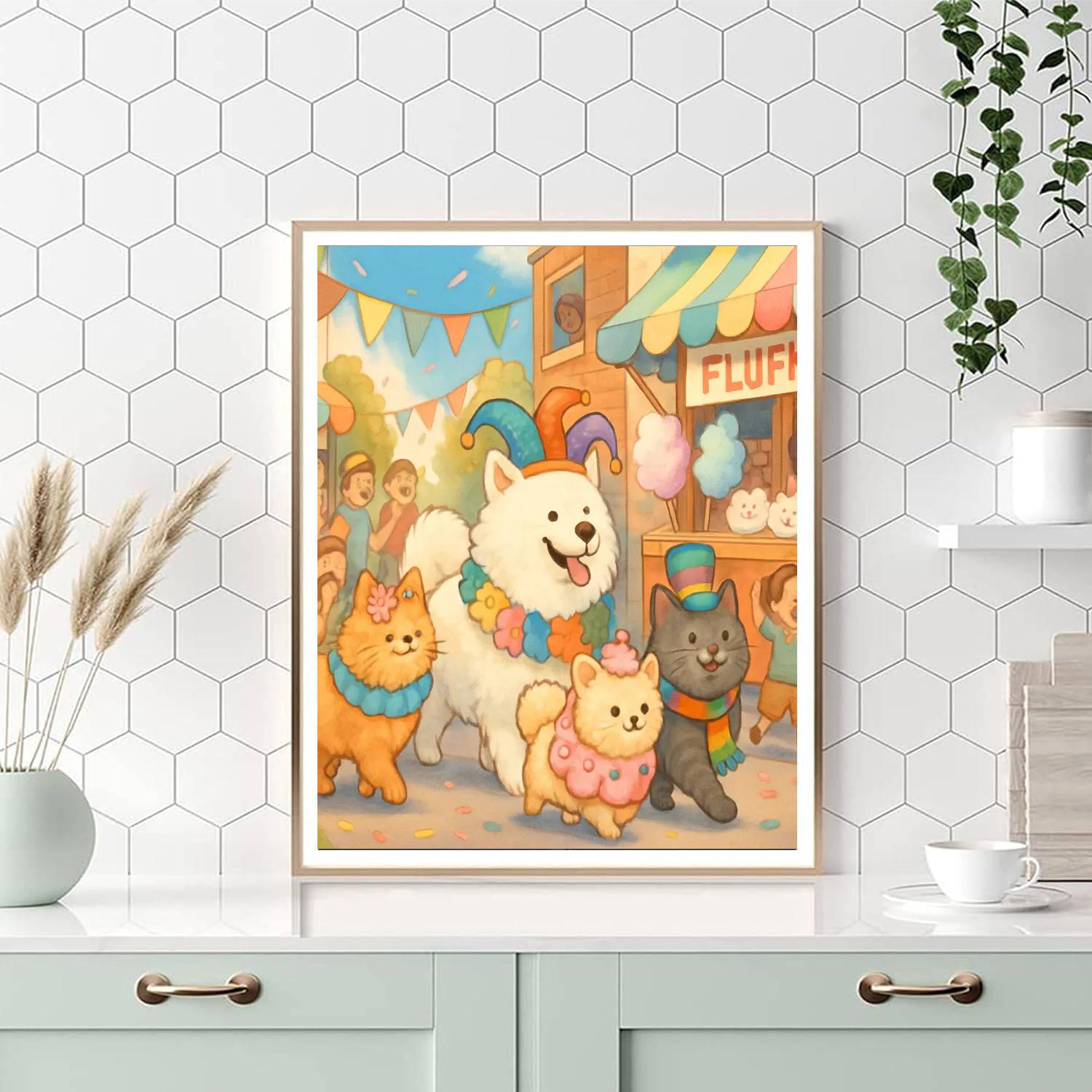 Tampere Fluff Festival DIY Paint By Numbers