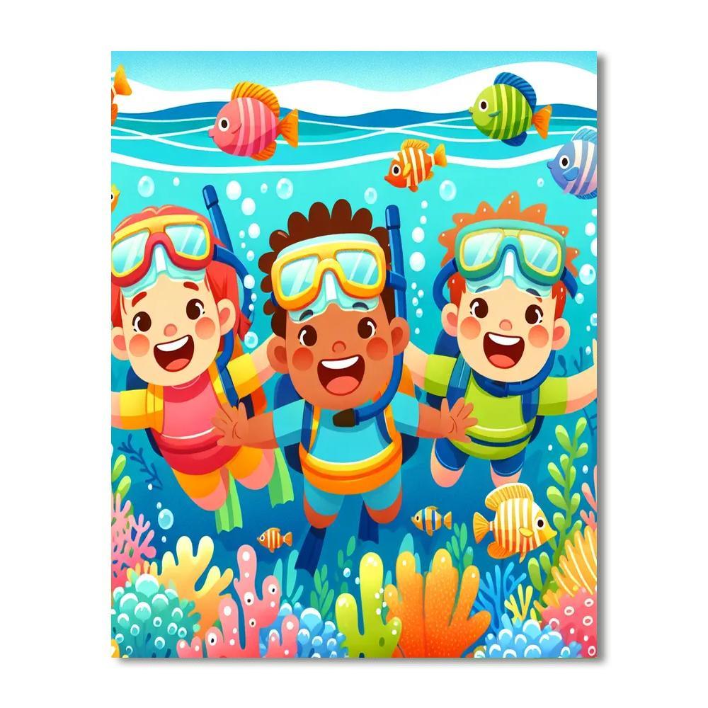 Daring Ocean Explorers Paint By Color