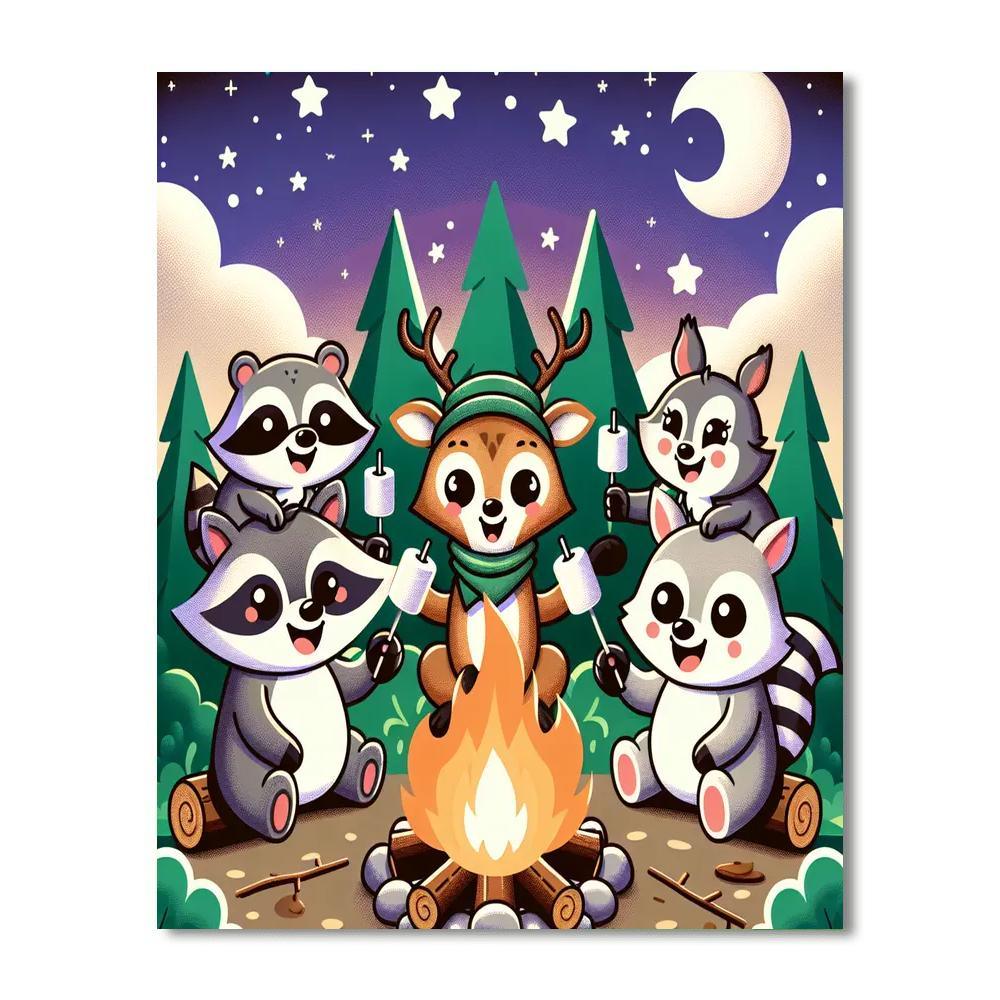 Cozy Campfire Stories Paint By Numbers