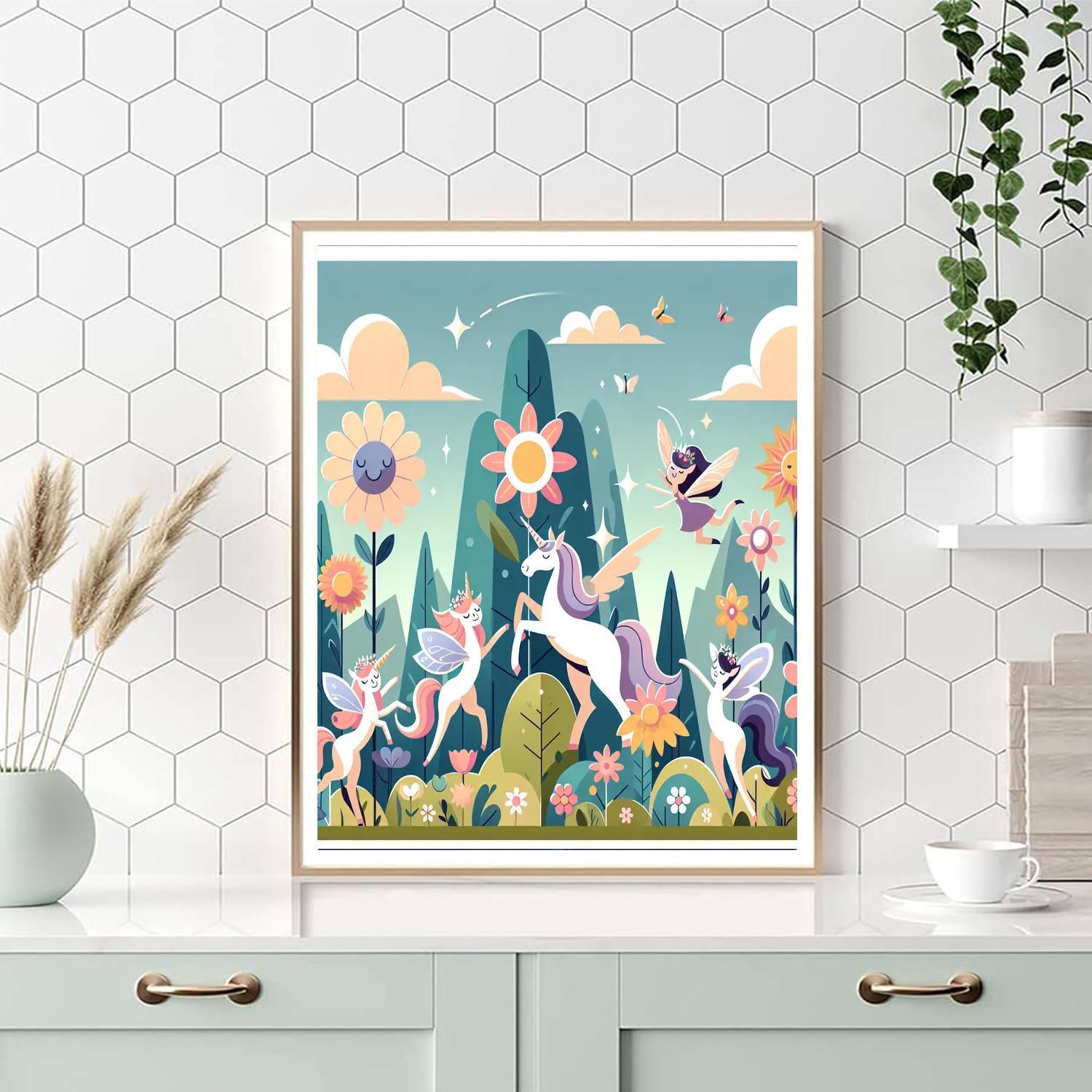 Magical Fairy Tale Woods Paint By Numbers Art