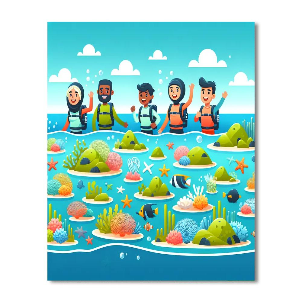 Fantastic Ocean Expedition Numbered Painting Kits