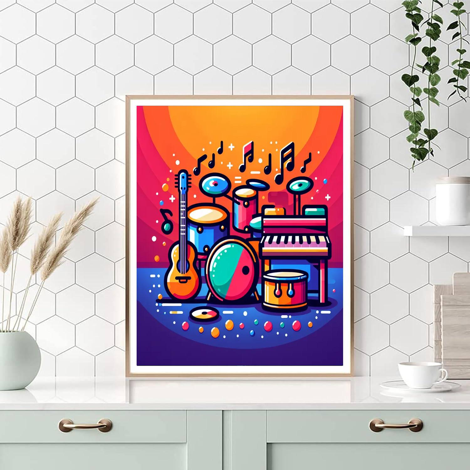 Musical Marvels Painting Number Kit