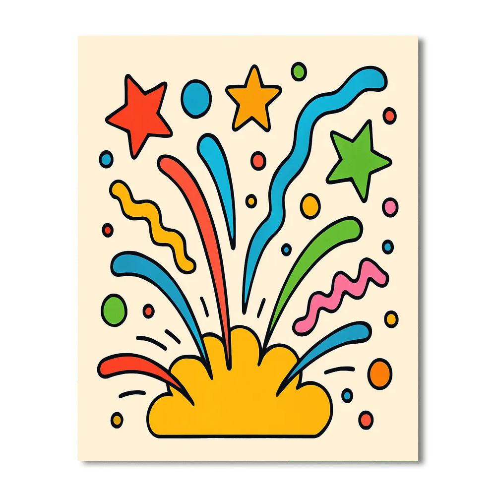 Artistic Adventure With Colors Paint By Numbers Kits