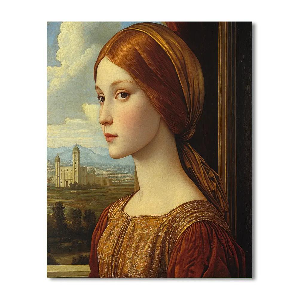 Raphael Inspired Regal Renaissance Portraits  Paint By Numbers