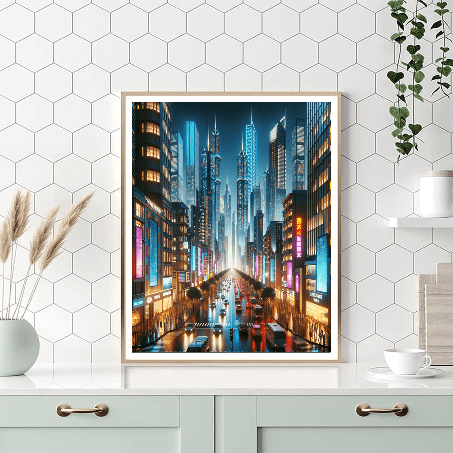 Bustling Cityscape Melodies Paint By Numbers