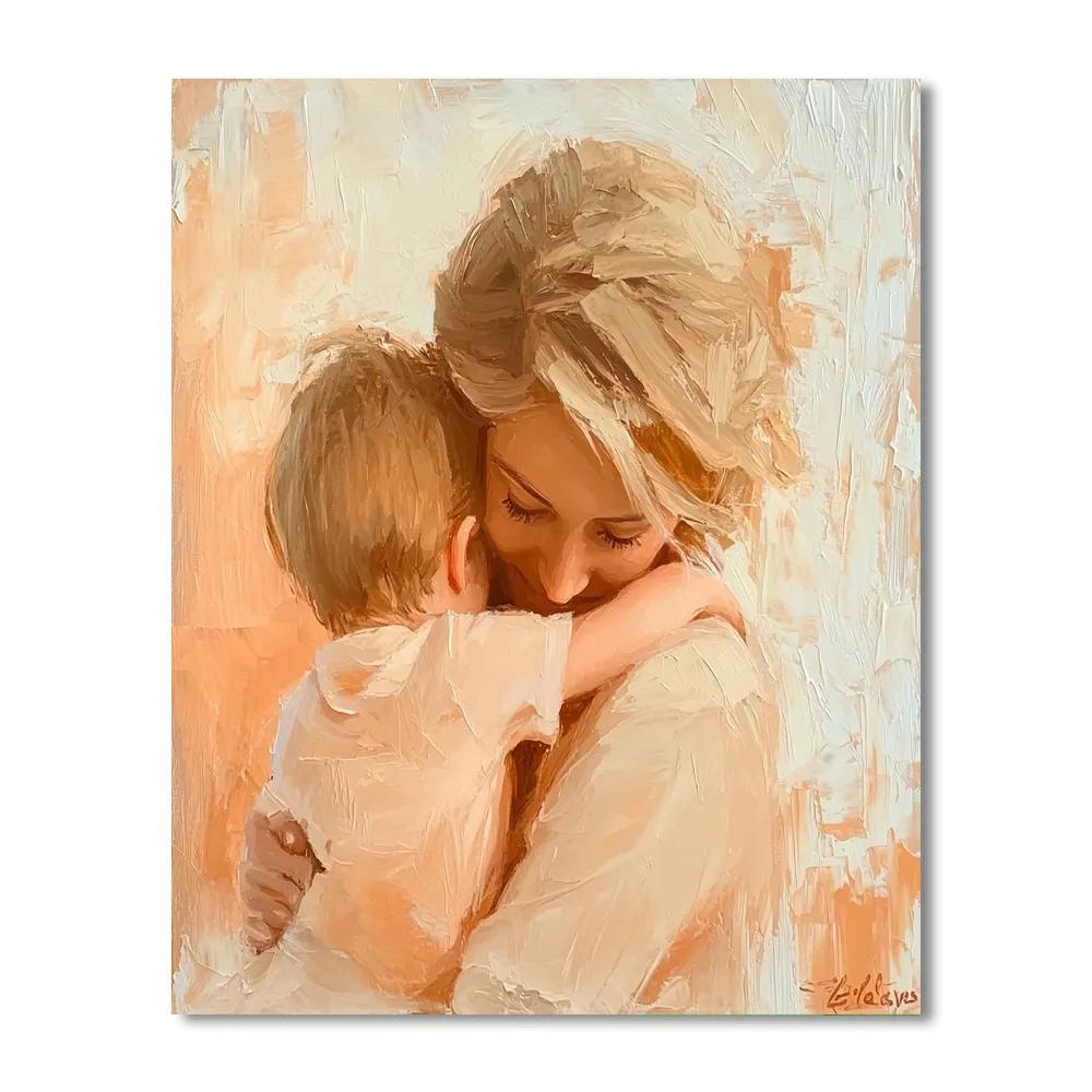 Heartfelt Hugs Number Painting