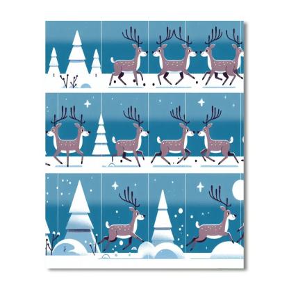 Roving Reindeers Paint By Numbers Kits