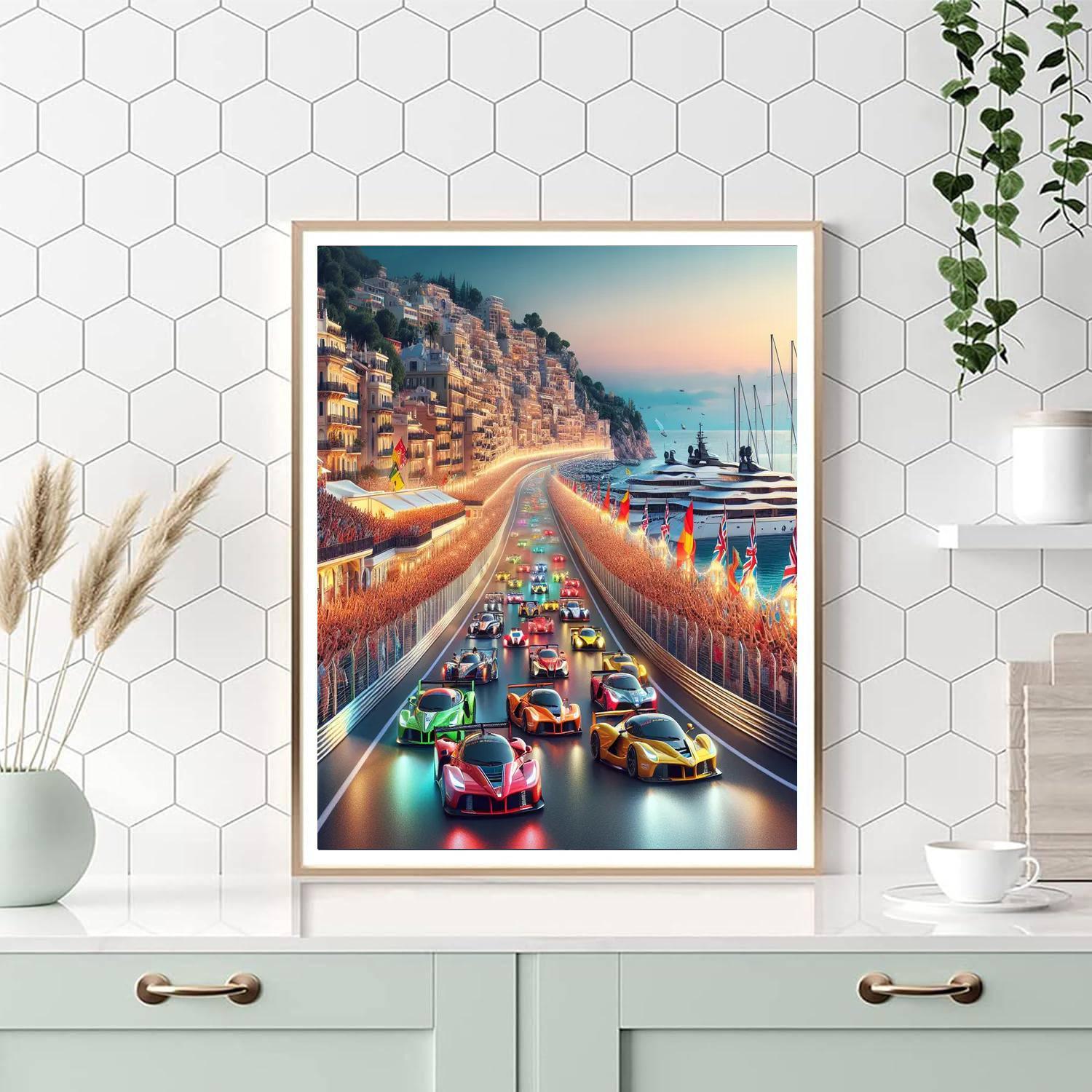 The Monaco Grand Prix Paint By Number