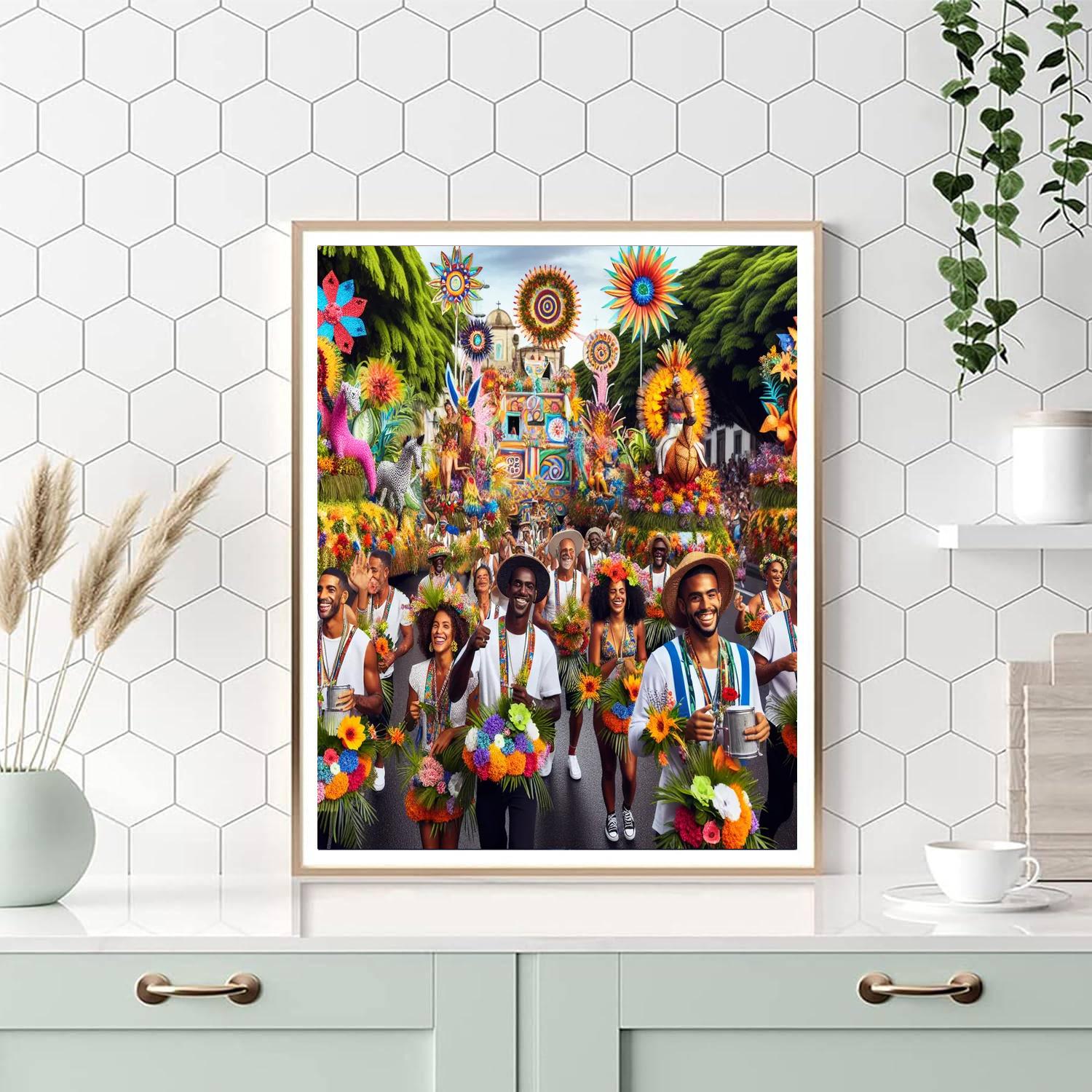 La Feria De Las Flores Painting By Numbers Kit
