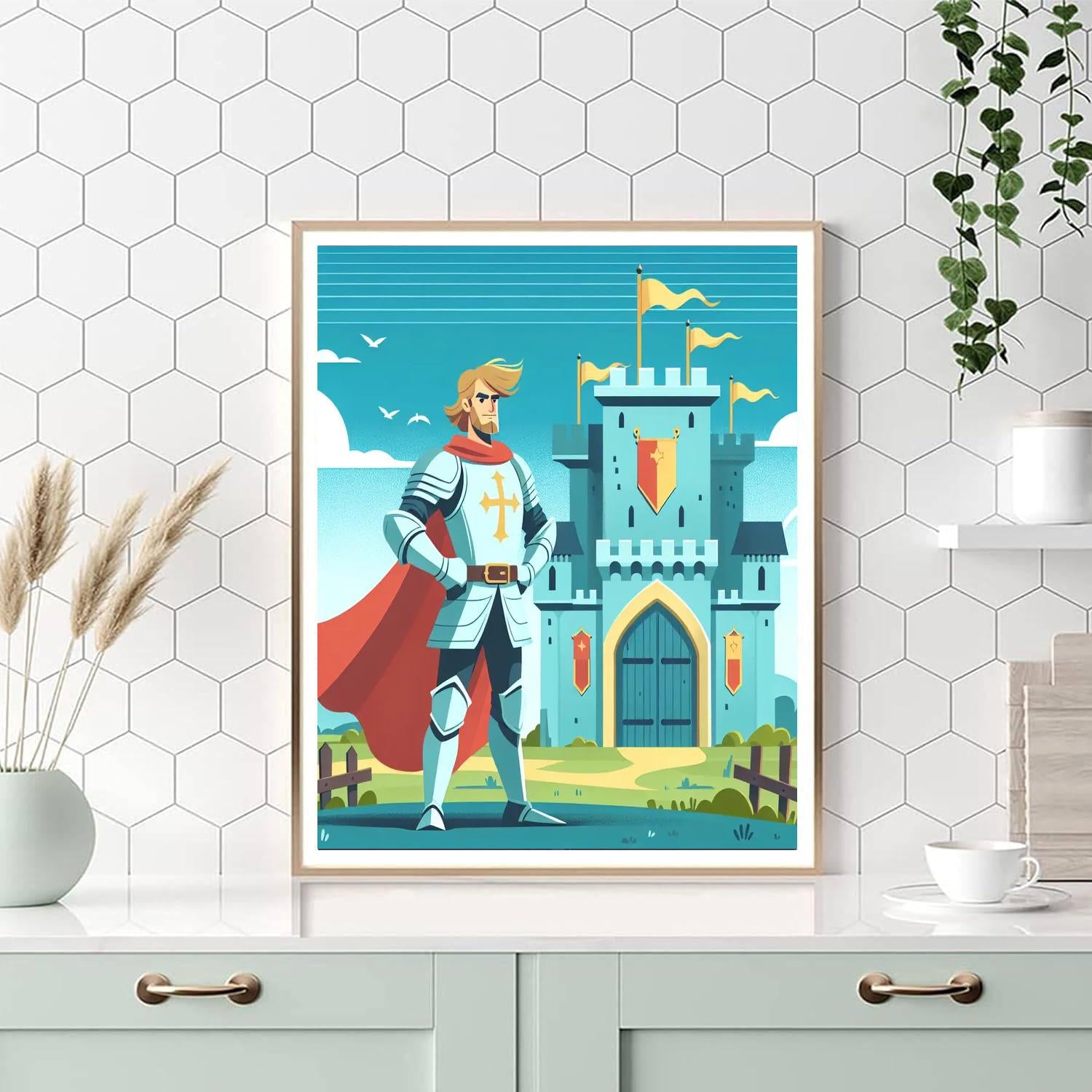 Knight’s Castle Adventure Numbered Painting Kits
