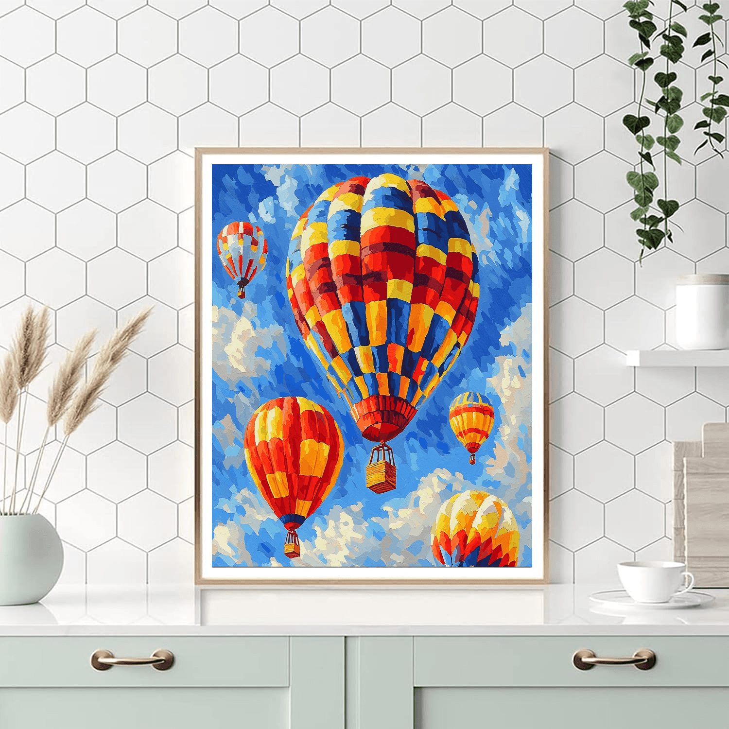 Matisse Inspired Ethereal Skyways  Paint By Numbers Art