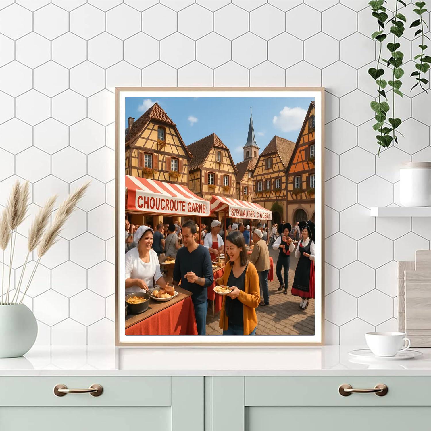 Fête De La Choucroute - France Paint By Numbers Kits