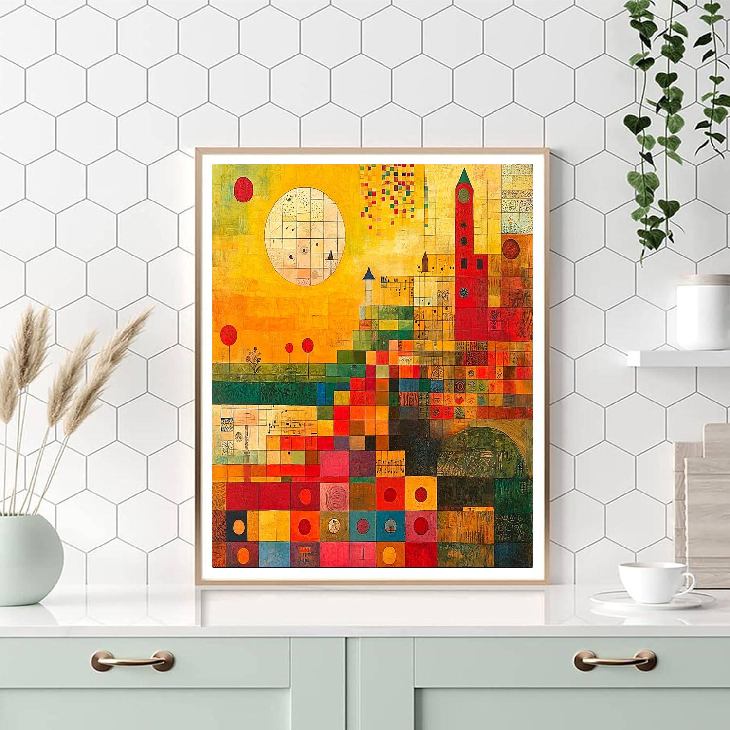 Paul Klee Inspired Melody Of Color  Paint By Number