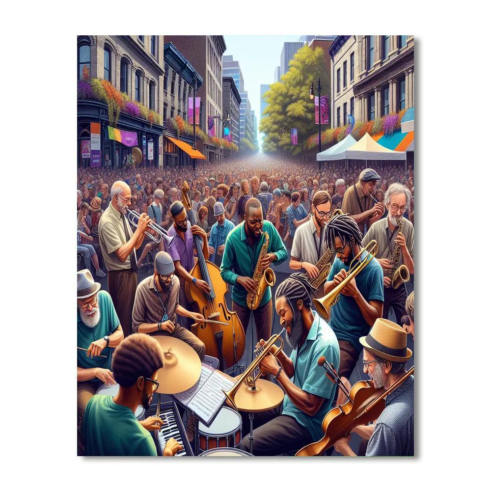 International Jazz Festival - Montreal, Canada Paint By Number