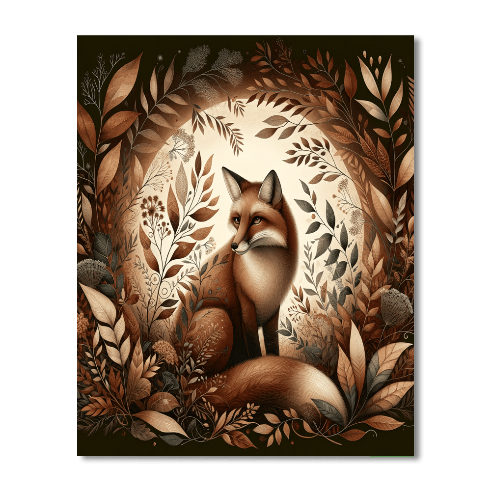 Fabled Fox Whispers DIY Paint By Numbers