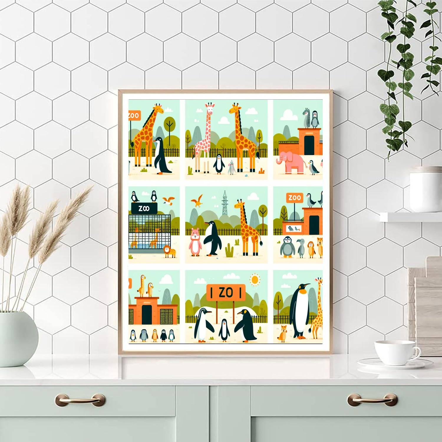 Zany Zoo Day Painting By Numbers Kit