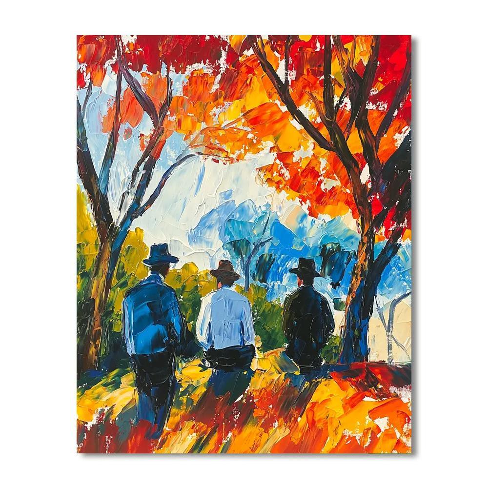 Pablo Picasso Inspired Friends In Nature  Paint By Numbers Kits