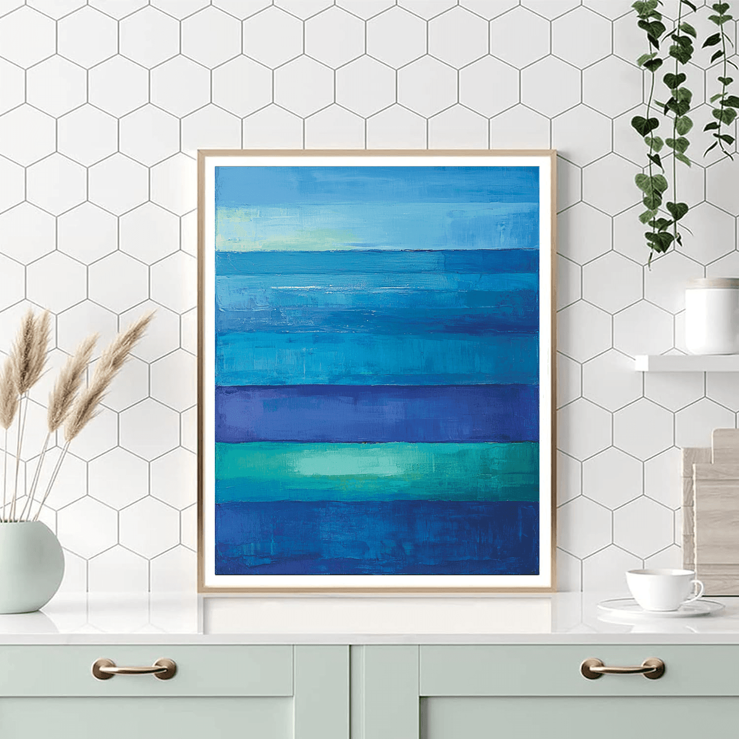 Mark Rothko Inspired Rothko's Ocean Depths  Paint By Numbers Kits