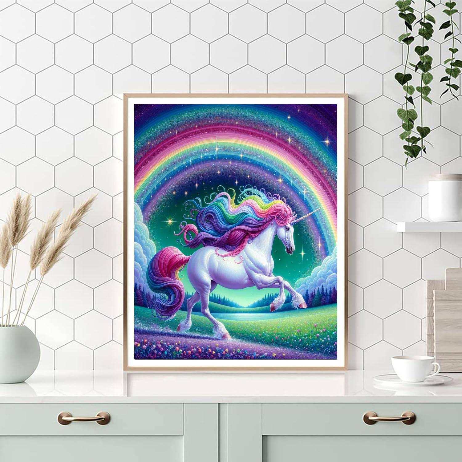 Whimsical Unicorn Journey Paint By Numbers Art