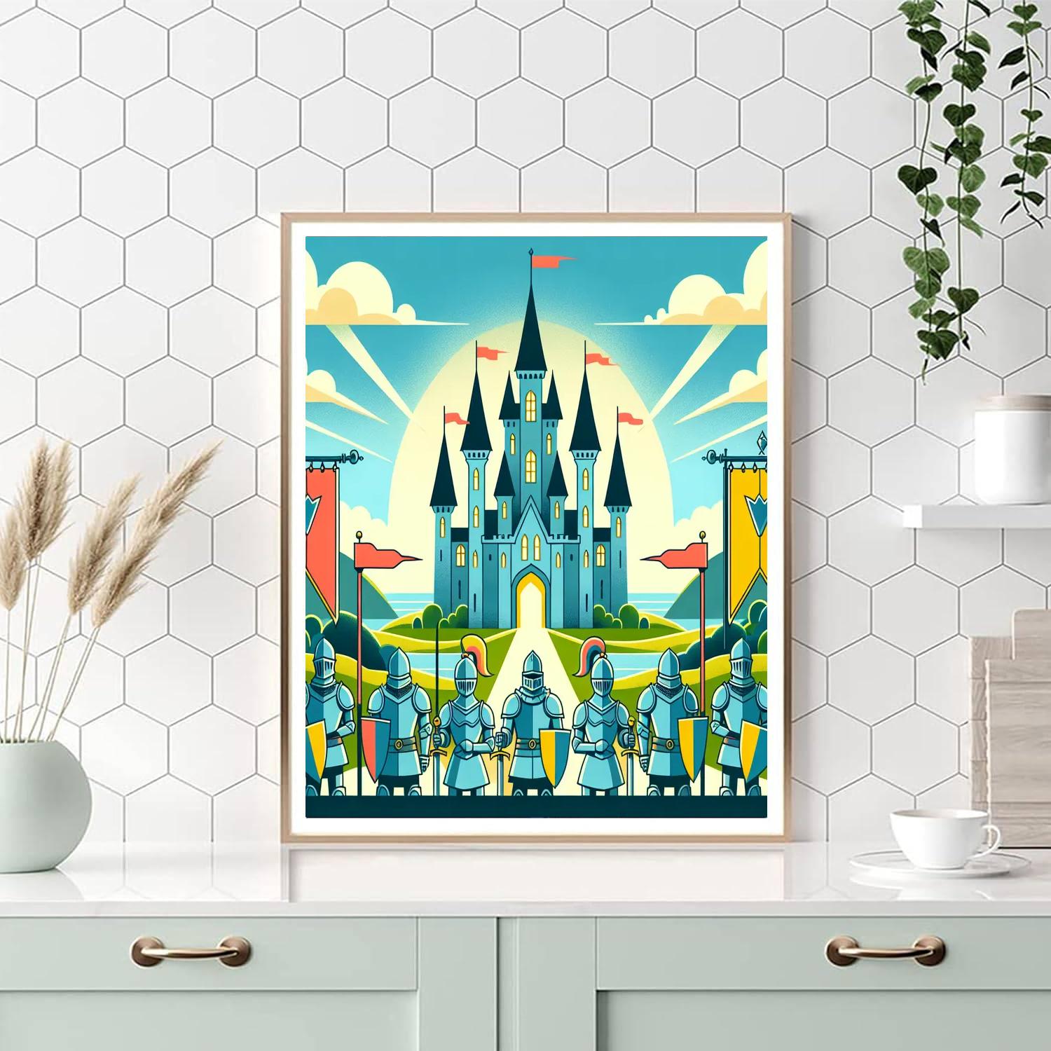 Kingdom Of Knights Numbered Painting Kits