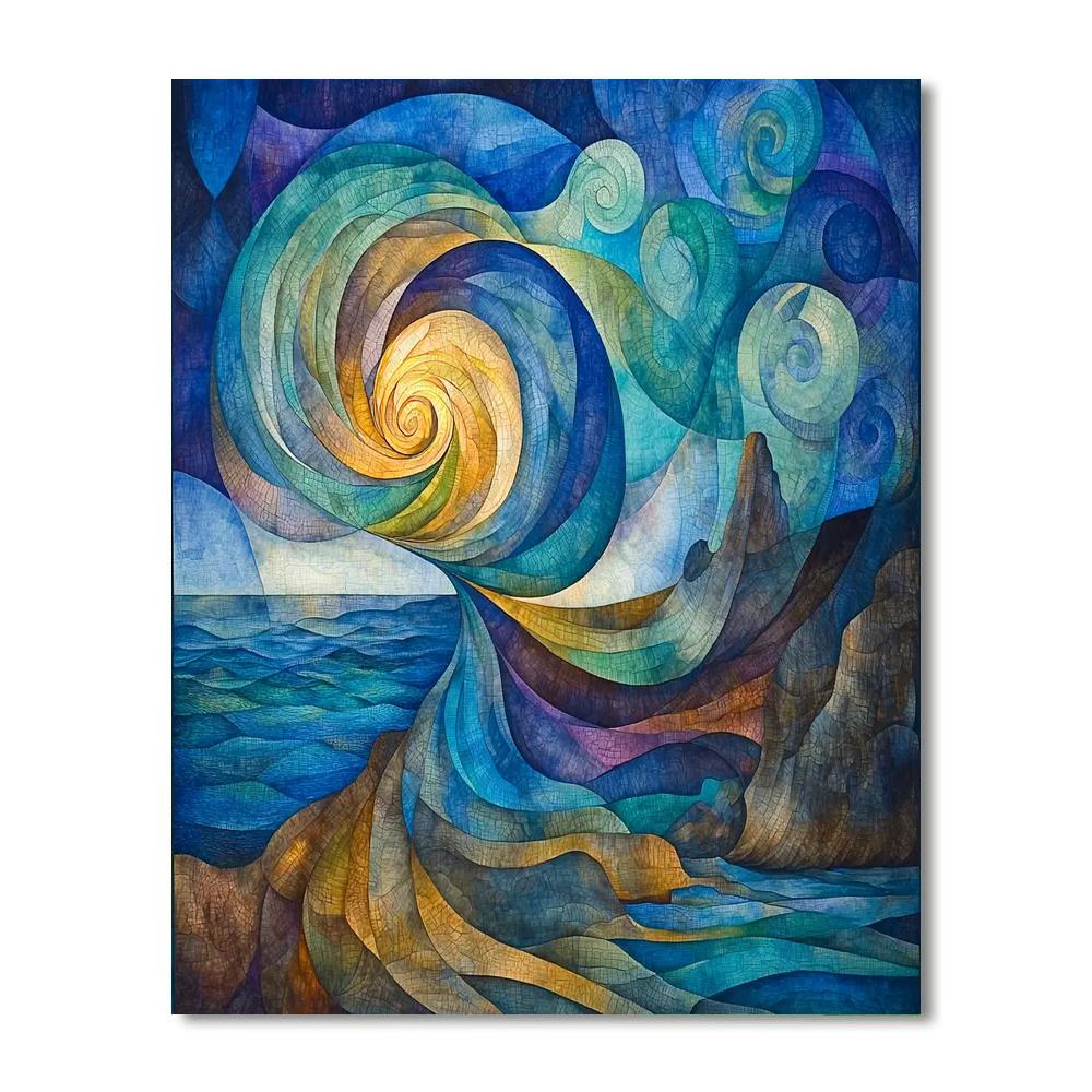 Max Ernst Inspired Dreamscape Symphony  Paint By Numbers