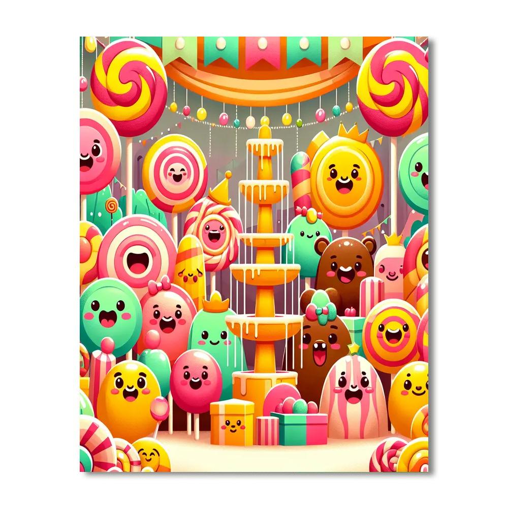 Adventure In The Candy Kingdom Painting Number Kit