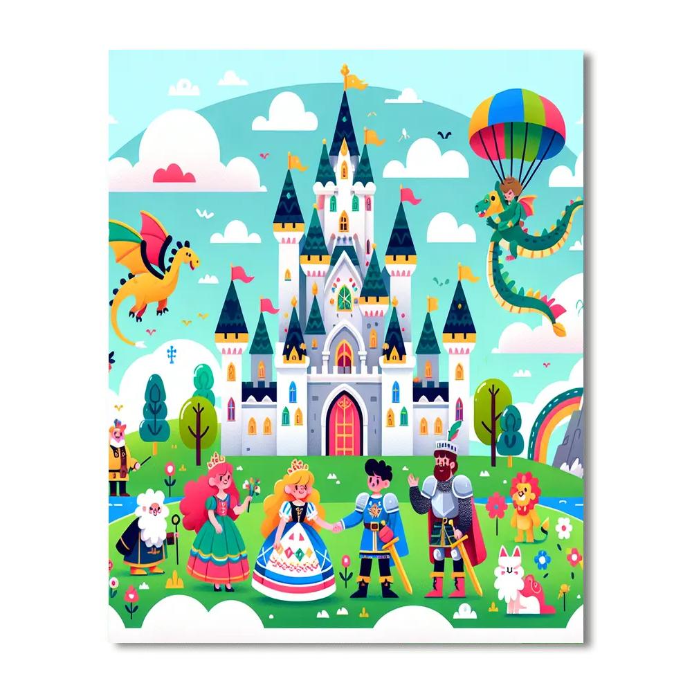 Adventure In The Magic Kingdom Number Painting