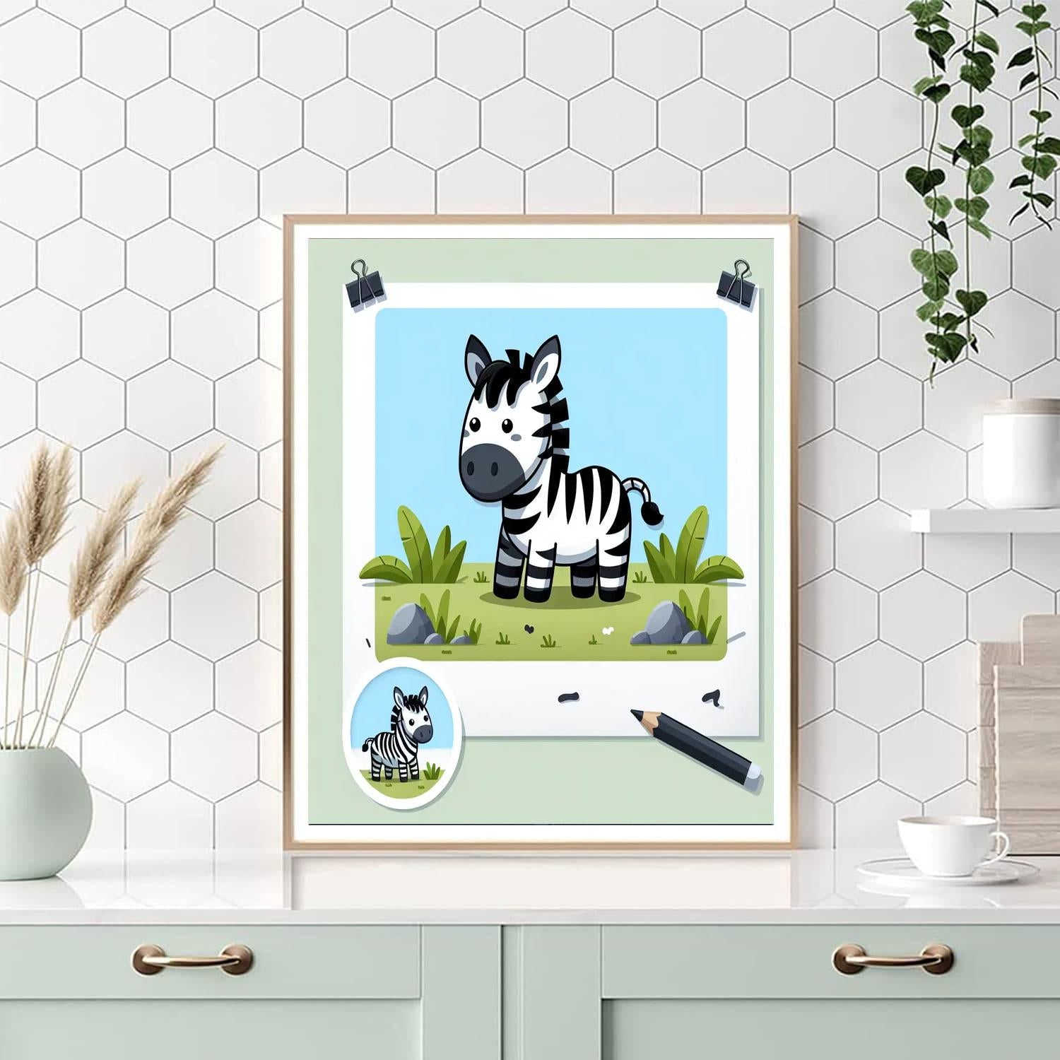 Zippy Zonkey Paint By Numbers Art