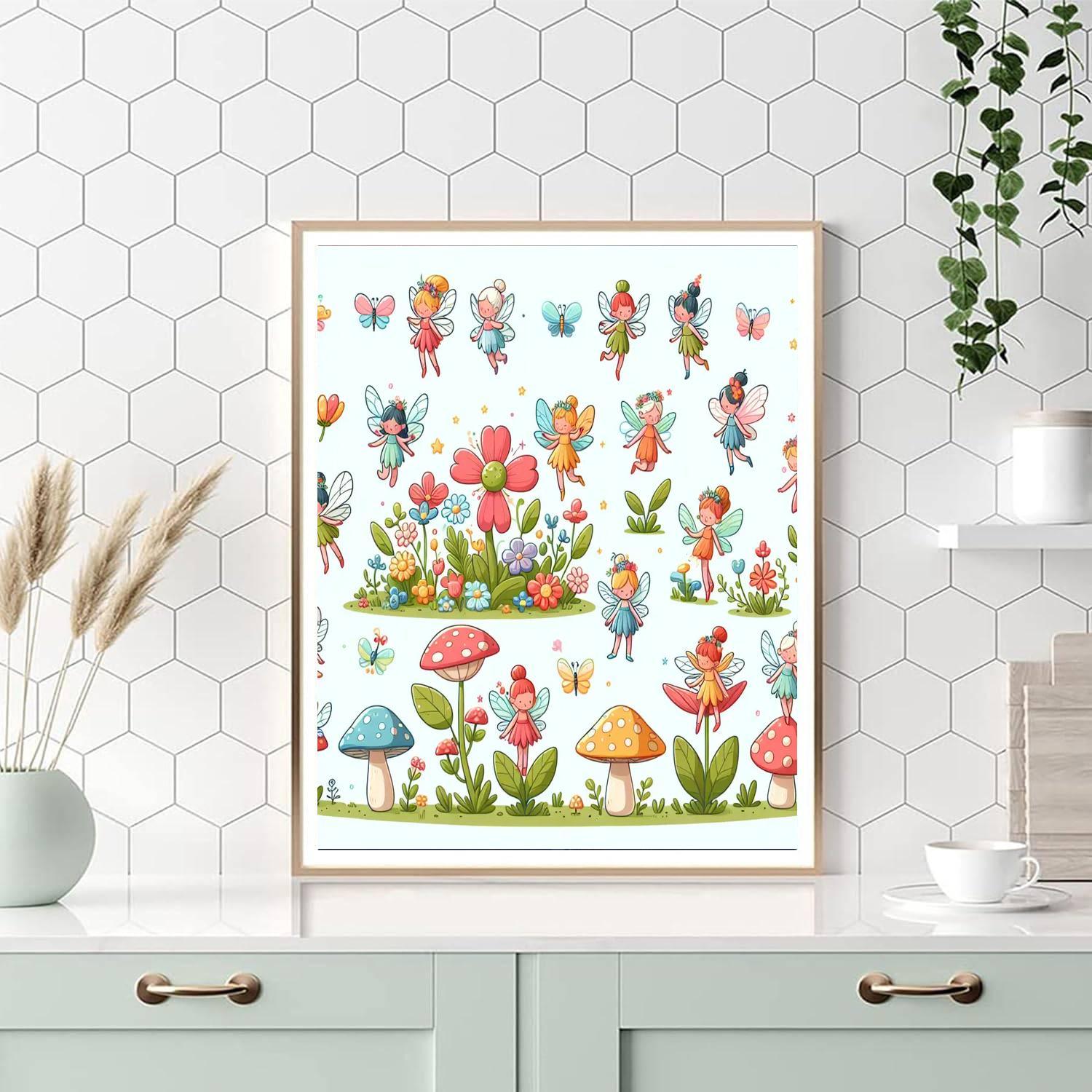 Enchanted Fairy Realm Paint By Number
