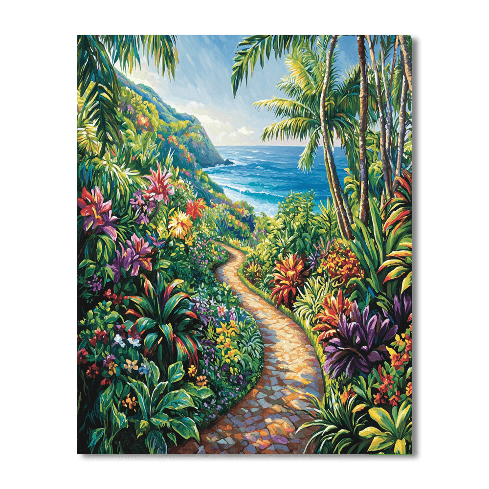 Pura Vida Gardens - Puntarenas Painting Number Kit
