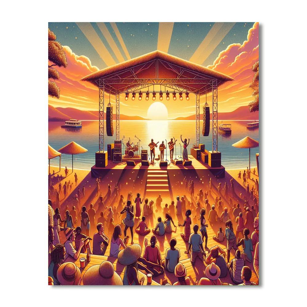 Lake Of Stars Festival - Malawi Painting Number Kit