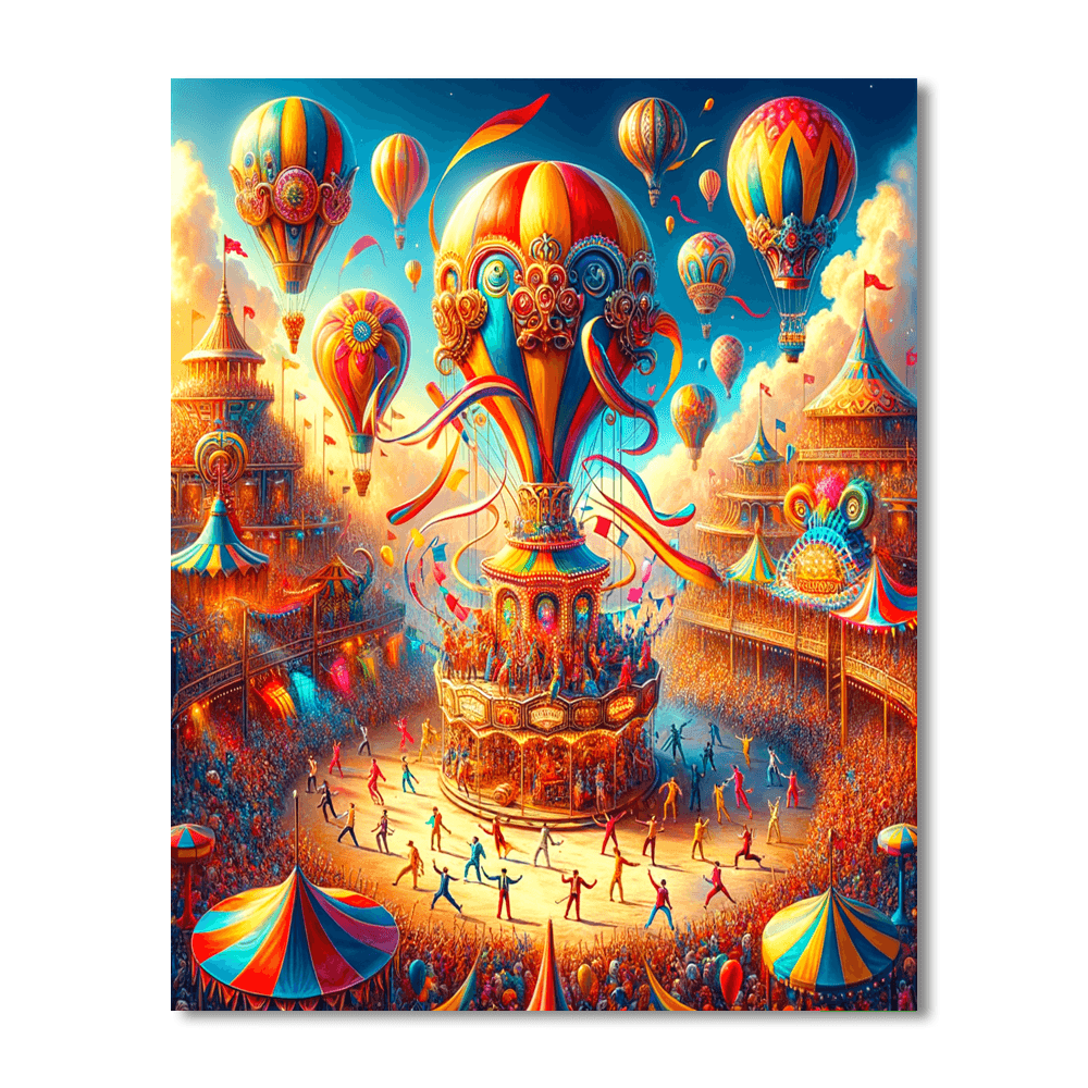 Carnival Of Colors Extravaganza Paint By Number